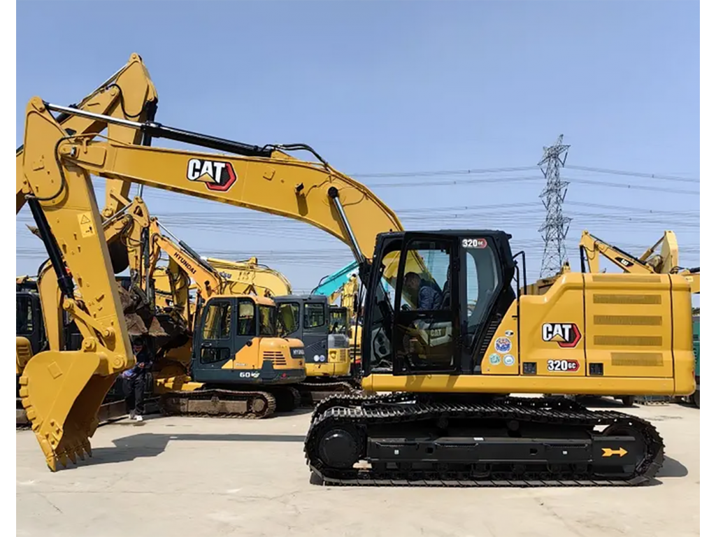 รถแม็คโคร cat 320 มือ สอง