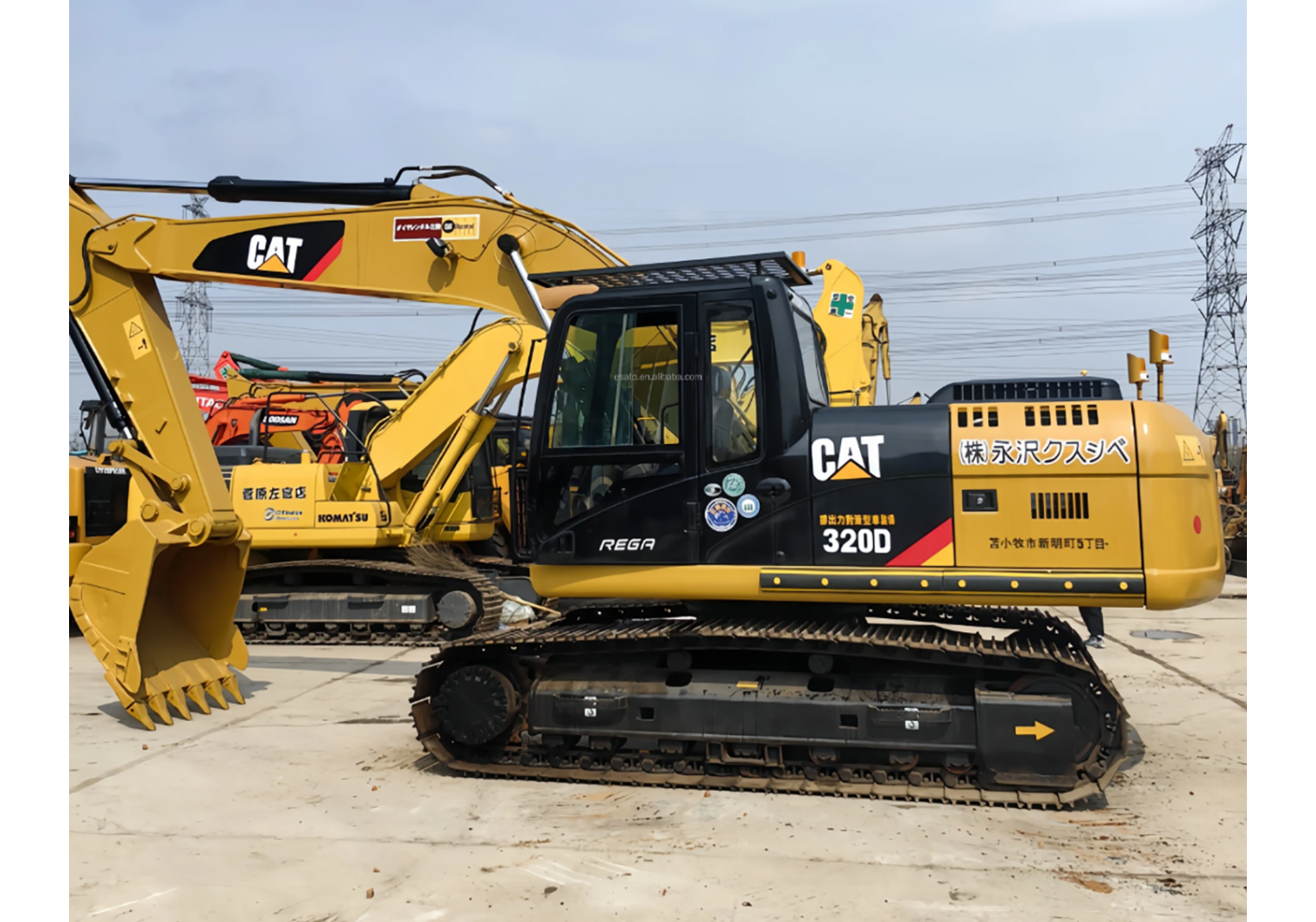 รถแม็คโคร cat 320 มือ สอง
